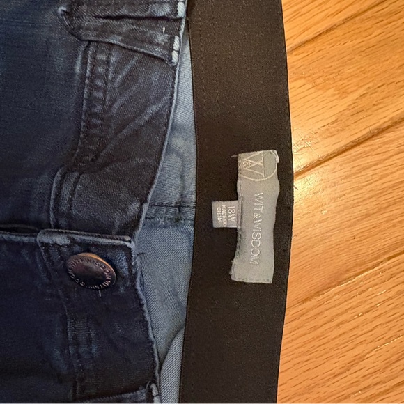 Wit & Wisdom Dark Blue Boot Cut Jeans - Picture 2 of 3